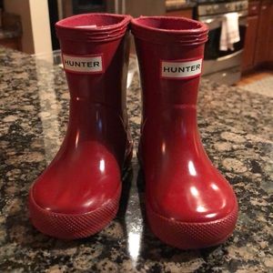 Hunter boots LIKE NEW